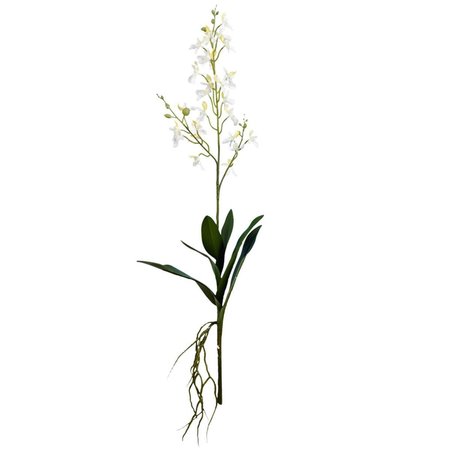 VICKERMAN 30 in. Mini White Orchid Spray FC180711